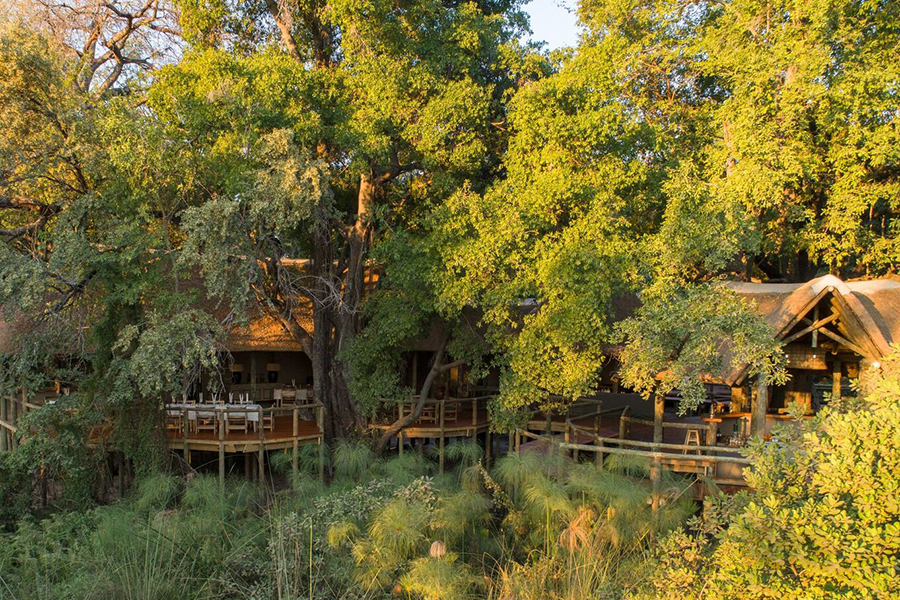 Camp Moremi Exterior Areal View